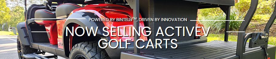 Now Selling ActivEV Golf Carts